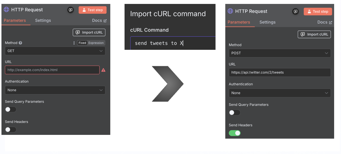 cURL Generator